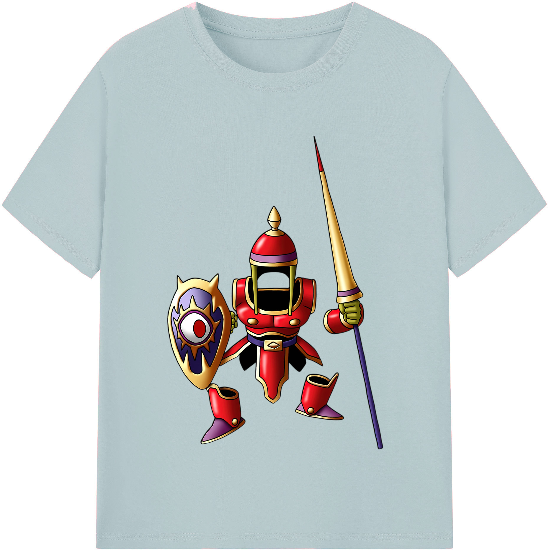 （画像用） ドラゴンクエスト Doragon Kuesuto Dragon Quest 綿100％半袖Tシャツ（フロントプリント）